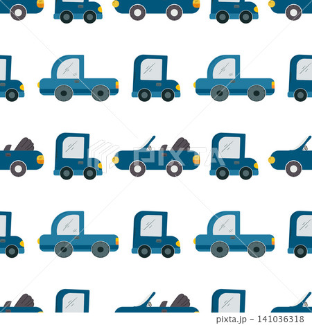 Seamless pattern. Vector background for children 141036318