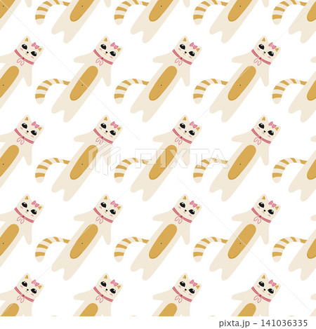 Seamless pattern. Vector background for children 141036335