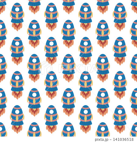 Seamless pattern. Vector background for children 141036518