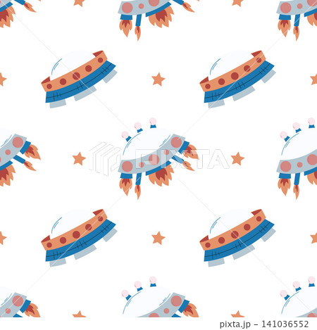 Seamless pattern. Vector background for children 141036552