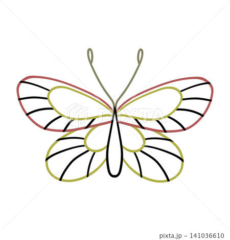 Cute vector icon in outline style Cute vector icon in outline style 141036610