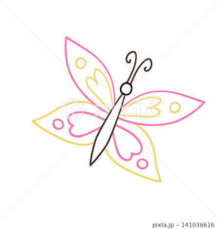 Cute vector icon in outline style Cute vector icon in outline style 141036616