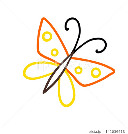Cute vector icon in outline style Cute vector icon in outline style 141036618