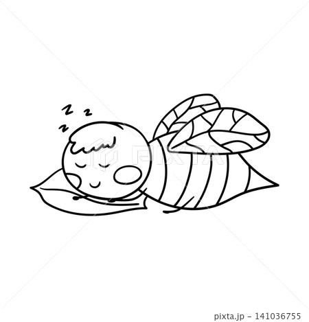 Cute vector icon in outline style Cute vector icon in outline style 141036755