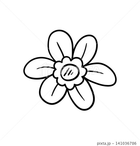 Cute vector icon in outline style 141036786