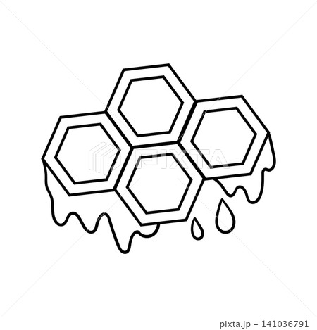 Cute vector icon in outline style Cute vector icon in outline style 141036791