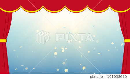 光, 紙吹雪, 集中線, 効果線, クリスマス, 年賀状, 正月, ハロウィン, 漫画, パーティー 141038630