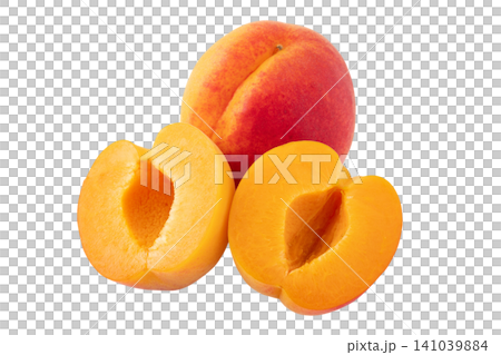 Apricot on a transparent background (png) Apricot on a transparent background (png) 141039884