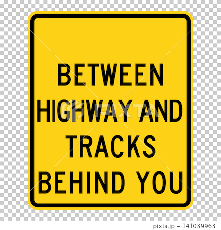 American road signs: Distance from railroad crossings American road signs: Distance from railroad crossings 141039963