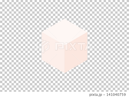 A simple isometric illustration of a building-like cube (pink). A simple isometric illustration of a building-like cube (pink). 141040759