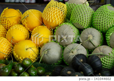 Asia, Food, Fruit, Healthy Lifestyle,melons Asia, Food, Fruit, Healthy Lifestyle,melons 141044602
