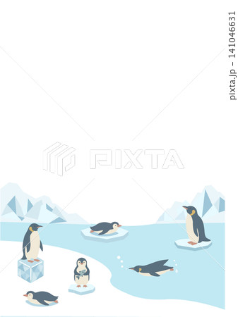 ペンギンの夏バナーイラスト 夏素材 夏フレーム 背景 フラットデザイン コピースペース付きイラスト ペンギンの夏バナーイラスト 夏素材 夏フレーム 背景 フラットデザイン コピースペース付きイラスト 141046631