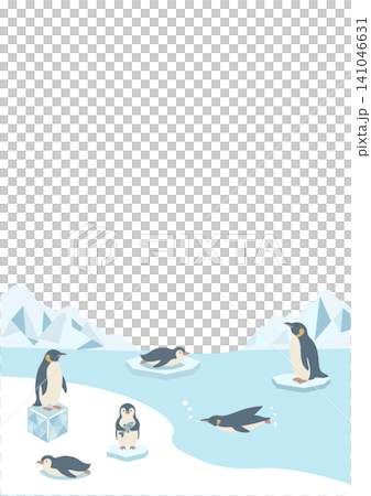 ペンギンの夏バナーイラスト 夏素材 夏フレーム 背景 フラットデザイン コピースペース付きイラスト ペンギンの夏バナーイラスト 夏素材 夏フレーム 背景 フラットデザイン コピースペース付きイラスト 141046631