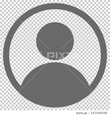 Vector Simple Human Silhouette Icon Vector Simple Human Silhouette Icon 141049348