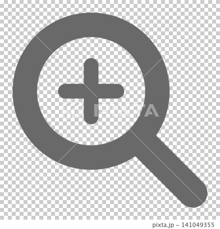 Vector enlargement, zoom icon Vector enlargement, zoom icon 141049355