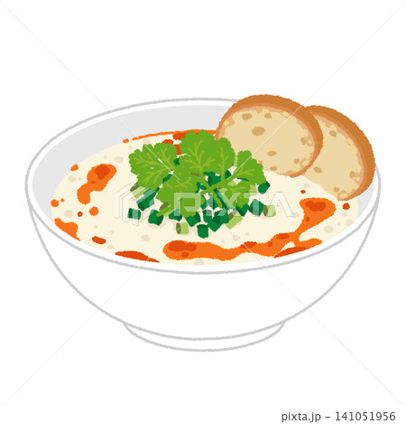 鹹豆漿（シェントウジャン）のイラスト 141051956