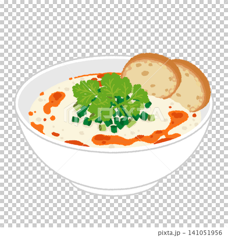 鹹豆漿（シェントウジャン）のイラスト 141051956