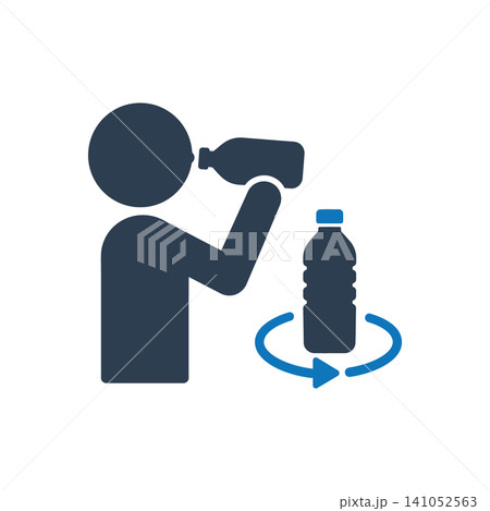 Unsafe Plastic Reuse Habit icon Unsafe Plastic Reuse Habit icon 141052563