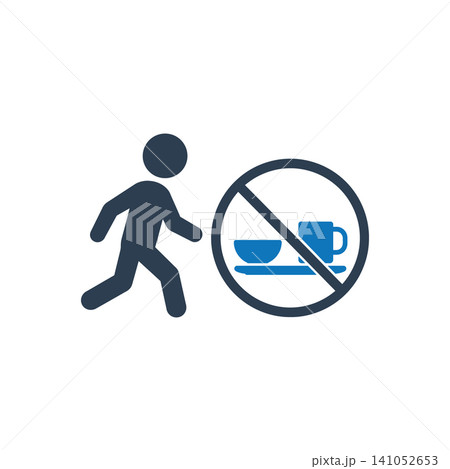 Skipping Morning Breakfast Icon Skipping Morning Breakfast Icon 141052653