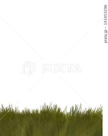 Abstract background with painted grass and place for text. Abstract background with painted grass and place for text. 141053296