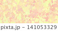 Abstract colored background in yellow and pink tones, watercolor stains. 141053329