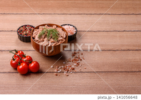 Fish, canned tuna chunks in brine for sandwiches and salads. Canned tuna Fish, canned tuna chunks in brine for sandwiches and salads. Canned tuna 141056648