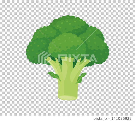 Broccoli, flat illustration Broccoli, flat illustration 141056925
