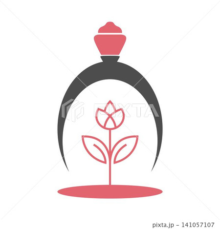 Luxury Perfume Bottle Logo Design 141057107