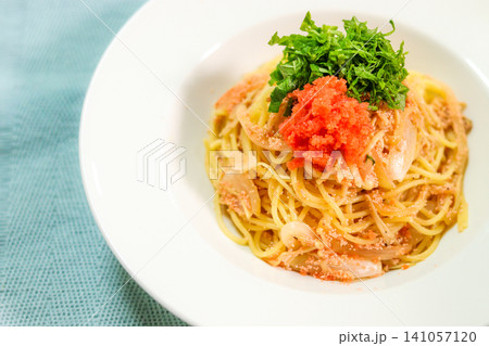 和風たらこパスタ 和風たらこパスタ 141057120