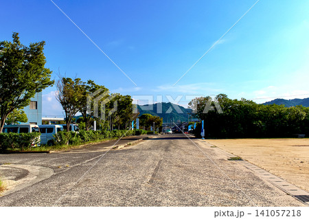 【香川】夏の志度 さぬき市役所周辺の景色 【香川】夏の志度 さぬき市役所周辺の景色 141057218