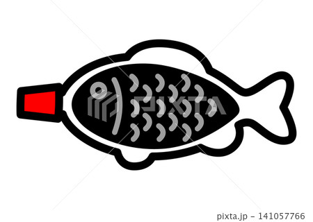 魚の形の醤油入れ(ランチャーム) 魚の形の醤油入れ(ランチャーム) 141057766
