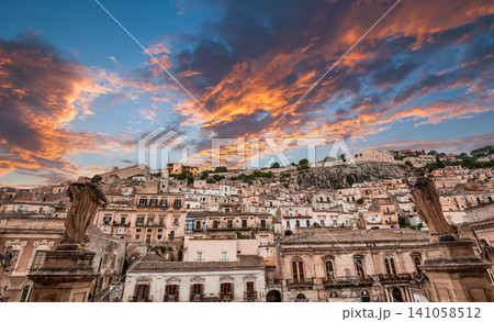 city of Modica, sicily, Italy city of Modica, sicily, Italy 141058512