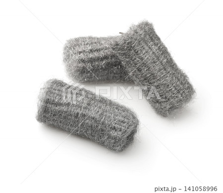 Three steel wool pads Three steel wool pads 141058996
