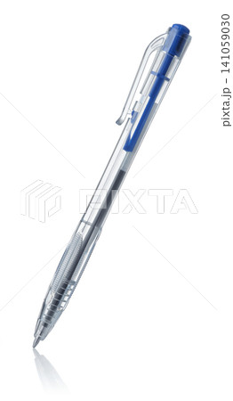 Transparent plastic ballpoint pen 141059030