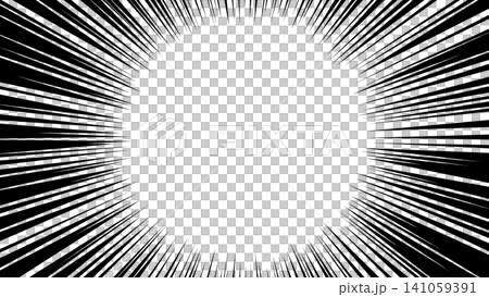 Black speed lines, manga-style effect lines background material Black speed lines, manga-style effect lines background material 141059391