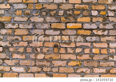 Grungy brickwork material gives brown rustic texture. Grungy brickwork material gives brown rustic texture. 141059710