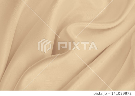 Smooth elegant golden silk or satin luxury cloth texture as wedding background. Luxurious background design. In Sepia toned. Retro style 141059972
