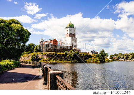 Vyborg, Russia, Fortress old stone heritage, fortification castle Vyborg, Russia, Fortress old stone heritage, fortification castle 141061244
