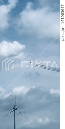 ブルーインパルスと風力発電 ブルーインパルスと風力発電 141063637