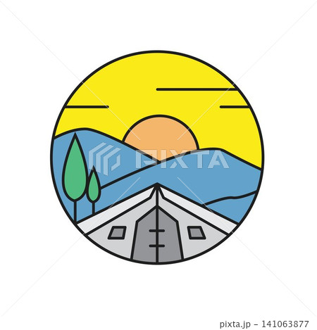 mountain camping logo icon vector illustration design mountain camping logo icon vector illustration design 141063877