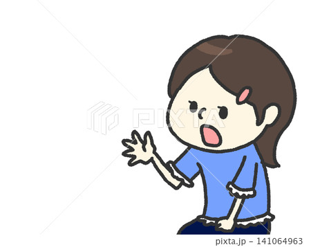 相談する女の子 141064963