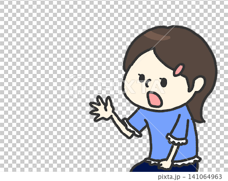 相談する女の子 141064963
