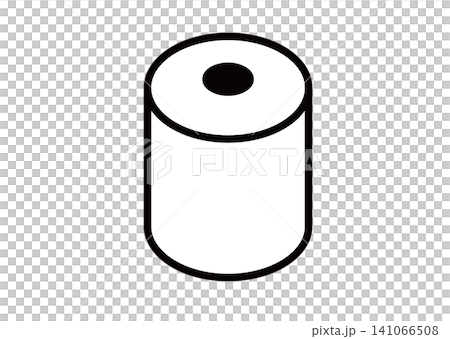 Illustration of simple toilet paper Illustration of simple toilet paper 141066508
