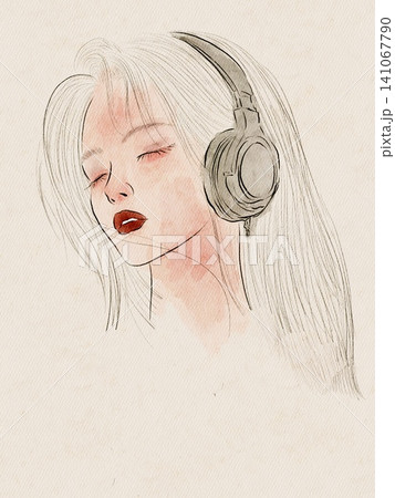portrait of a beautiful girl 141067790