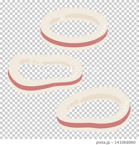 Sliced squid icon Sliced squid icon 141068060