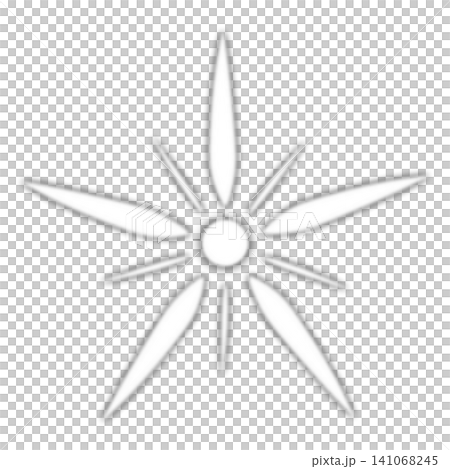 黒色の優しい光の星 141068245