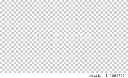 A lens flare of rainbow-colored light radiating from the center. A lens flare of rainbow-colored light radiating from the center. 141068762