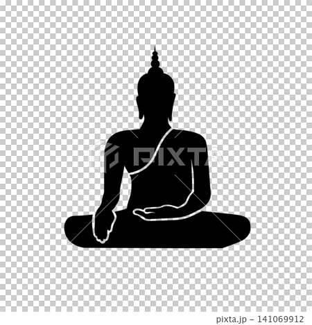 Buddha Silhouette icon Buddha Silhouette icon 141069912