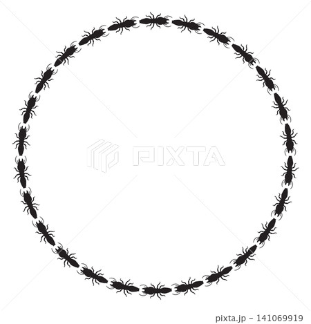Termite border circle 141069919