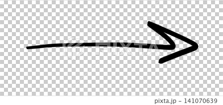 Simple black arrow pointing to the right, hand-drawn on transparent or white background Simple black arrow pointing to the right, hand-drawn on transparent or white background 141070639